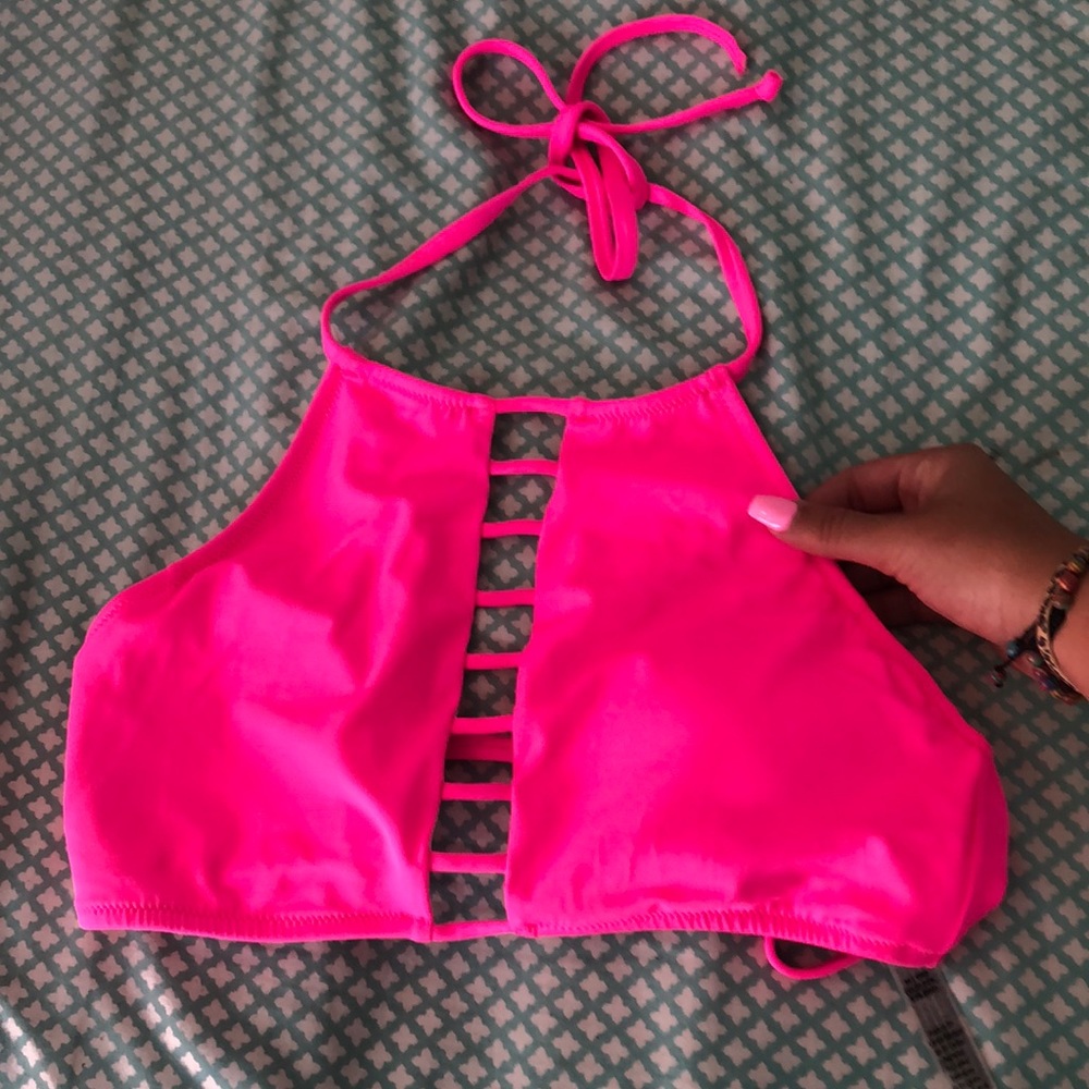 Hot pink Victoria secret bathing suit top